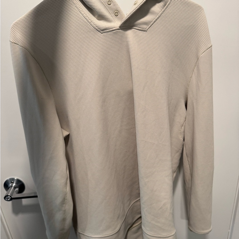 Cream Textured Lululemon Hoodie